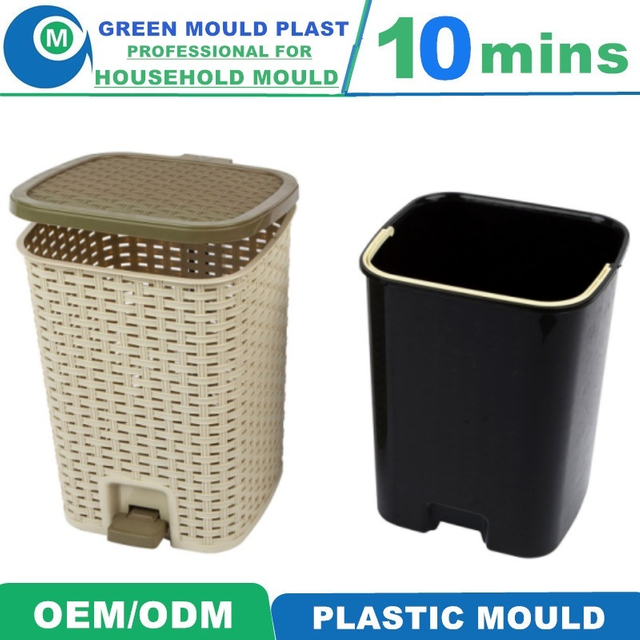 Factory Price Hot Sale High Quality Dustbin Mould Plastic Injectin Mould Manufacturer