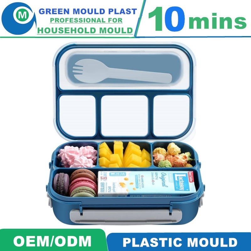 High Quality Customized Professional Plastic Injection Lunch Box Mould Manufacturer Factory