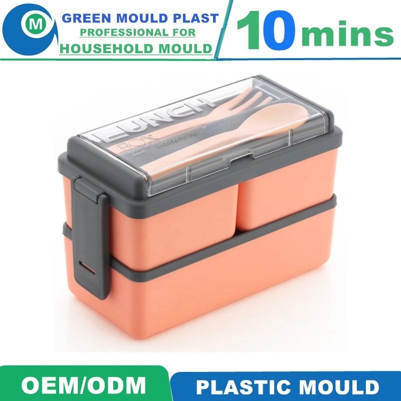 High Quality Customized Professional Plastic Injection Lunch Box Mould Manufacturer Factory