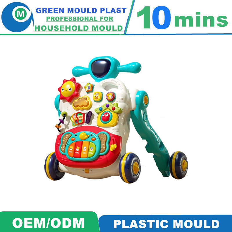 Baby Walker Plastic Injection Mold Baby Playing Slide Plastic Mould Baby Plastic Injection Toy Mould
