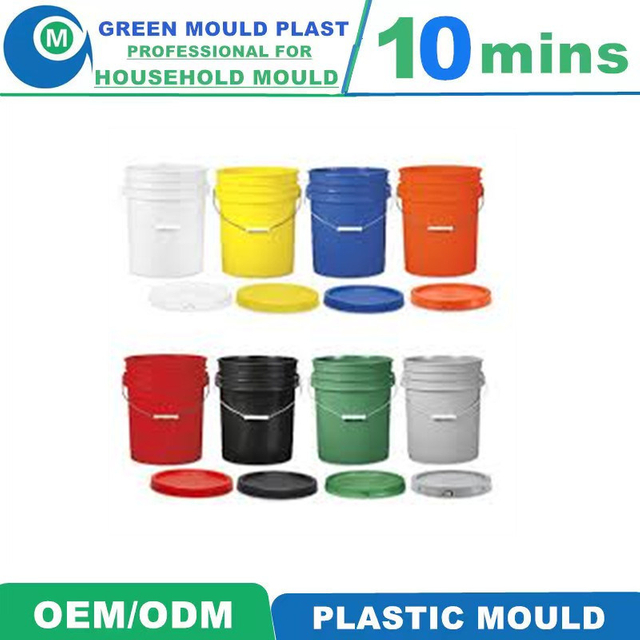 5L 10L 20L Multi Size Hot Selling Plastic Injection Paint Bucket Mould