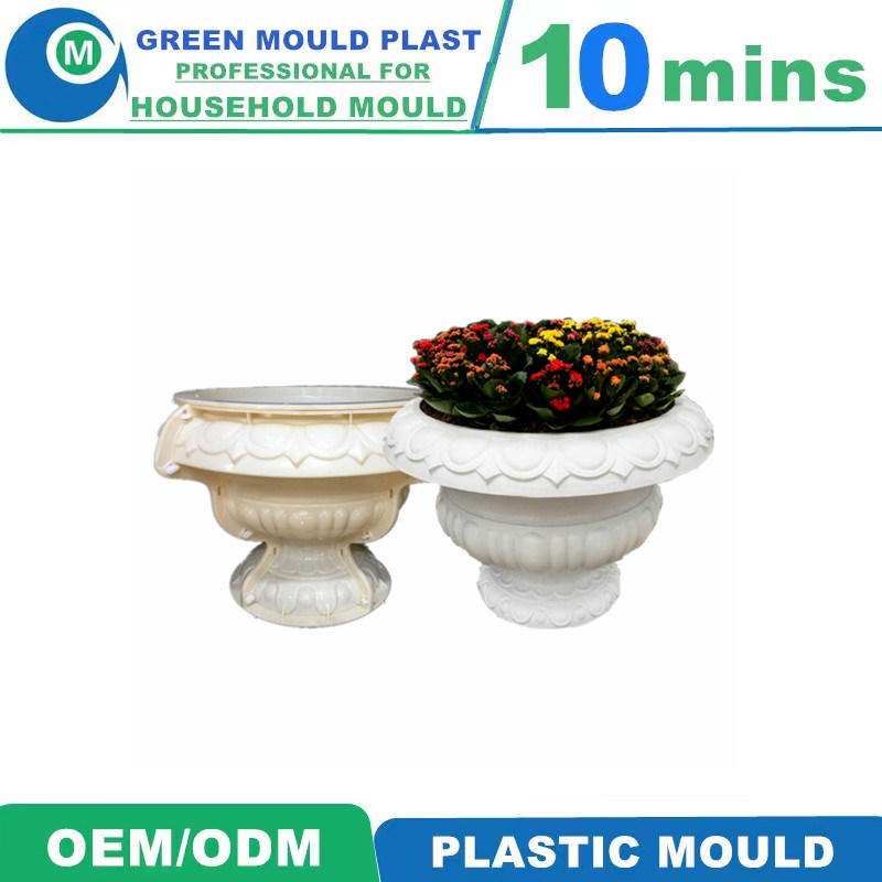 European Style Succulent Plastic Injection Moulding Flower Pot Mold
