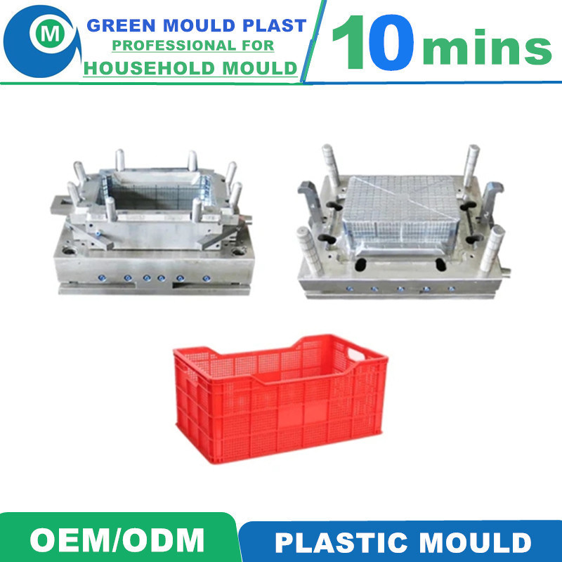 Quality Taizhou Mould Factory Top Quality Injection Plastic Fruit Vegetable Crate Mold