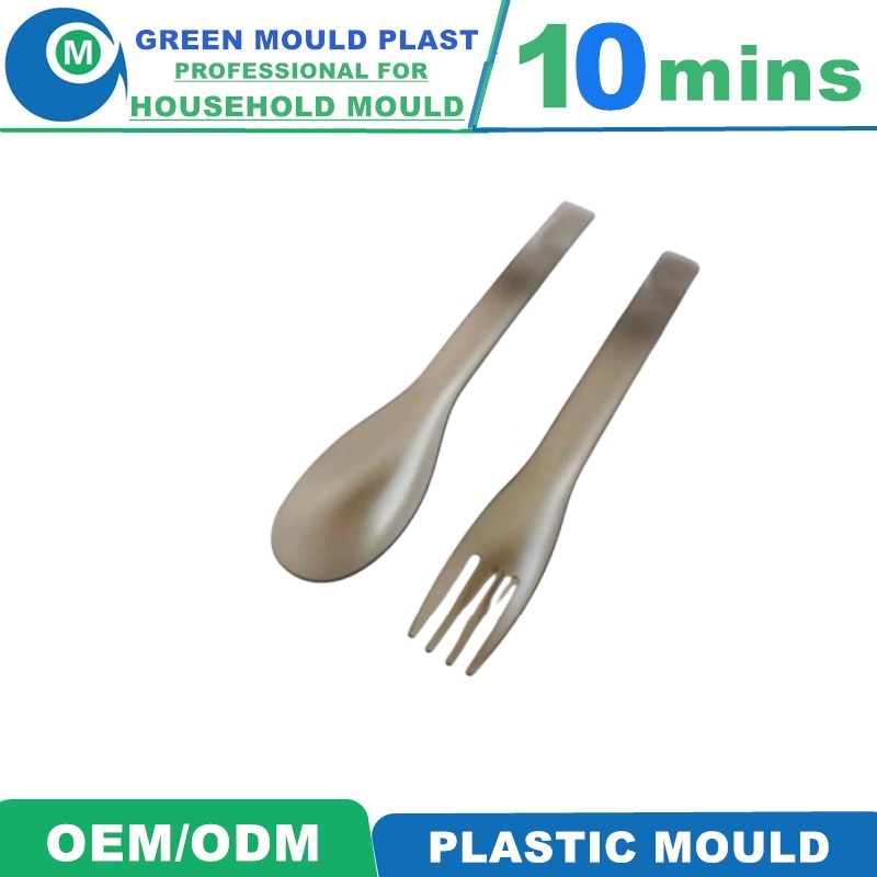 Mould Maker Manufacturer Taizhou Plastic Injection Tableware Fork Spoon