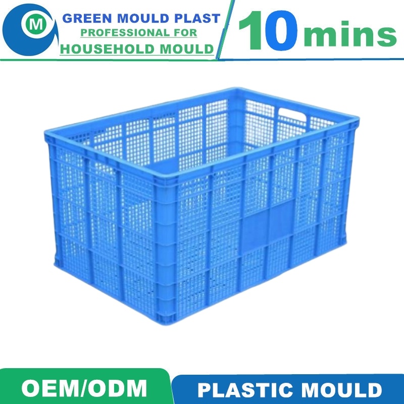 Custom Design Factory Price Plastic Injection Vegetable Crate Mould Fruit Crate Mould