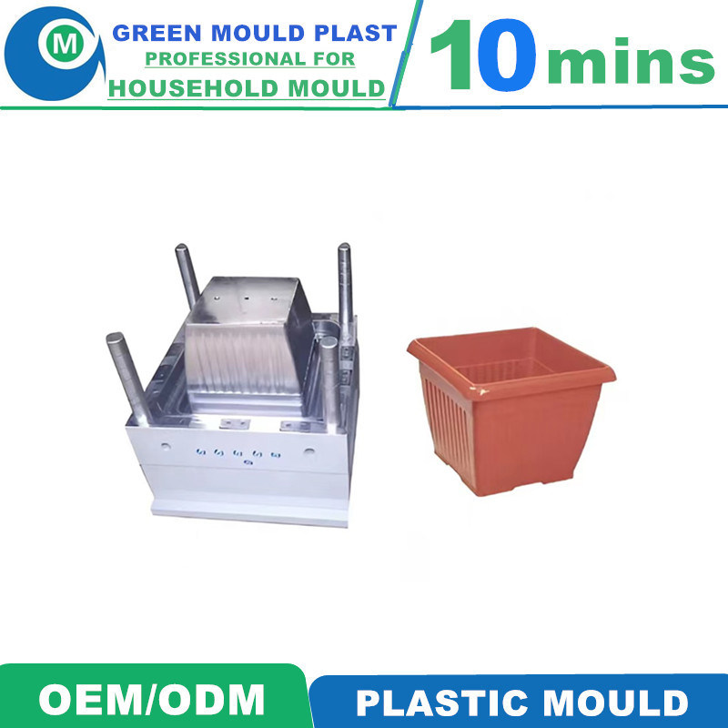 Customized Professional Supplier High Polishment Injection Flower Pot Plastic Mould