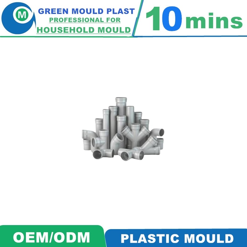 High Quality Durable Longer Lifetime More Than 500000 Shot PVC Pipe Littings Injection Molds