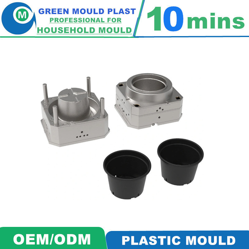 Plastic Injection Round Flower Pot Molds Flowerpot Mould