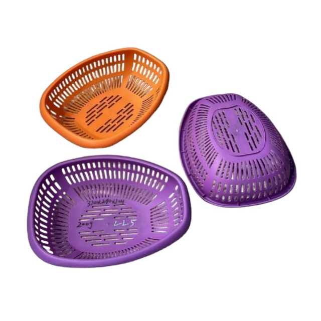 Plastic Vegetable Basket Drain Fruit Bowl Drain Fruit Vegetable Basin Mold/Mould