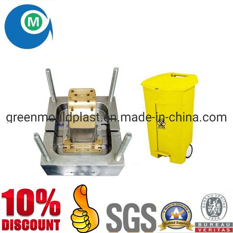 OEM P20/718 Injection Plastic Classification Dustbin Mould From Green Mould