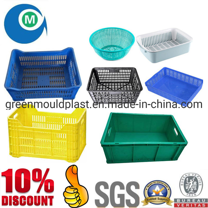 Customized Plastic Fruit/Vegetable Basket Injection Mold China Factory