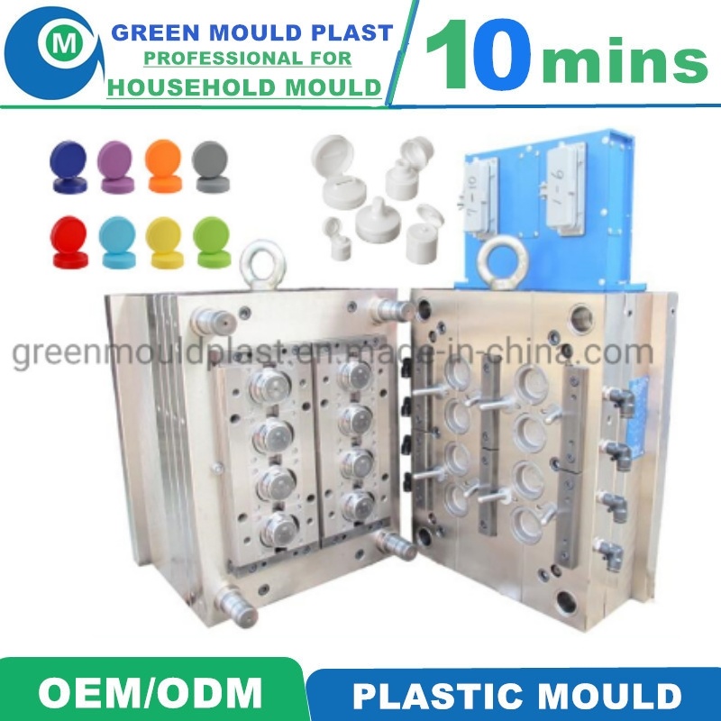 Cold Runner Injection Plastic Cap Mould Manufacture