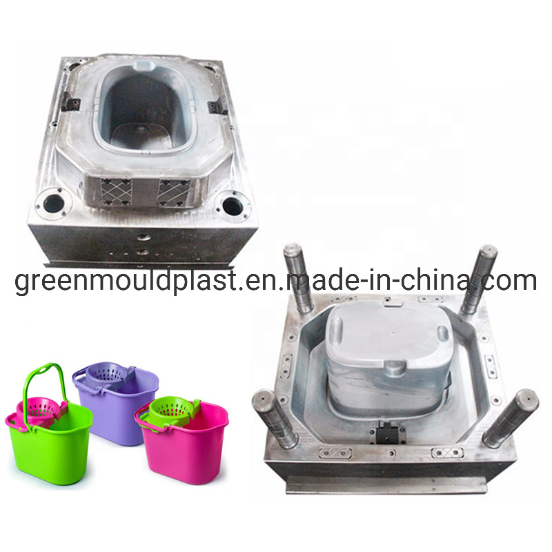 Customized Plastic Injection Mop Bucket Mold Cheap Price