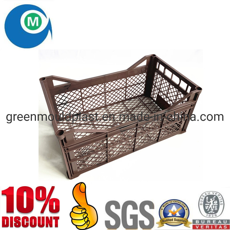 Taizhou Factory Customized Plastic Collapsible Crate Mold Maker