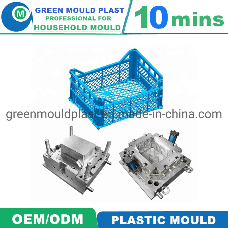 High Precision Injection Plastic Beer Crate Mould with 24 Holes