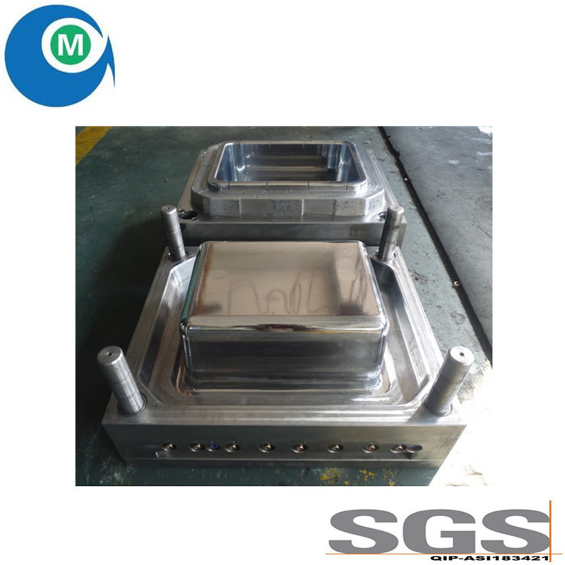Hot Runner with Single Cavity Injection Plastic Lunch Box Container Mould Supplier