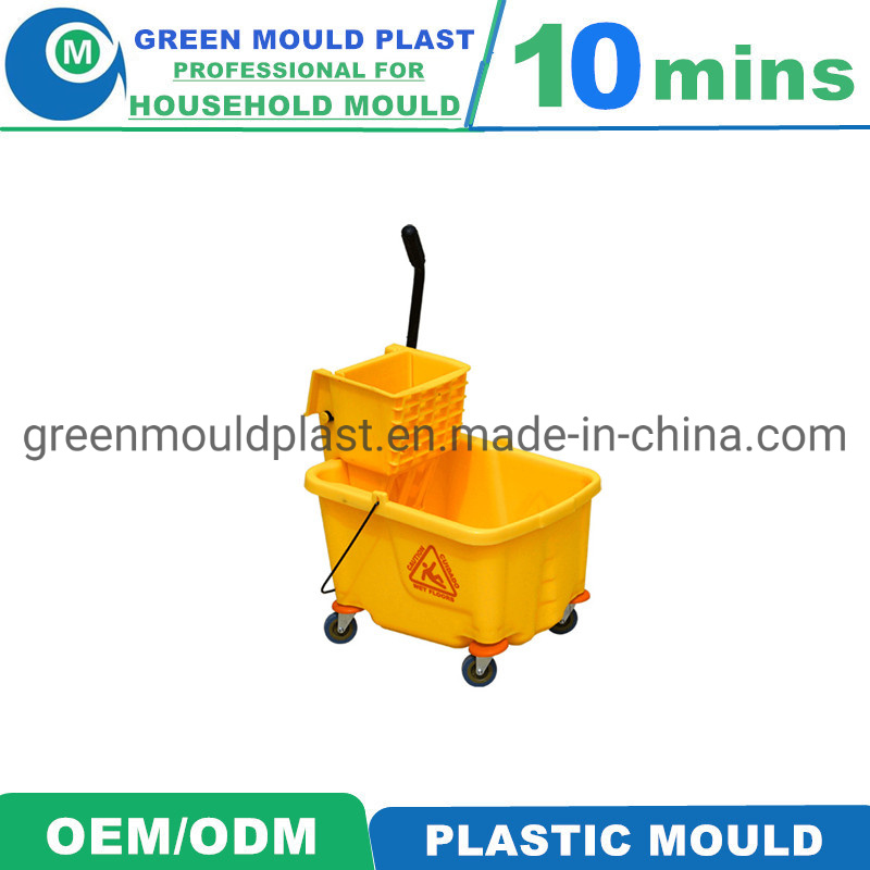 Injection Spin Magic Mop Easy Household Cleaning Mop Bucket Mould Manufacture