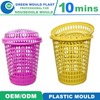 Household Injection Plastic Laundry Basket Mould Manufacturer