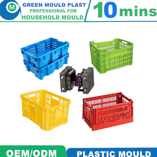 China Manufacturer of Injection Plastic Crate Moulds Used Moulds
