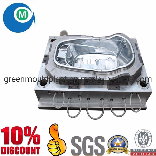 Cartoon Design Double Color Plastic Injection Baby Bathtub Mould