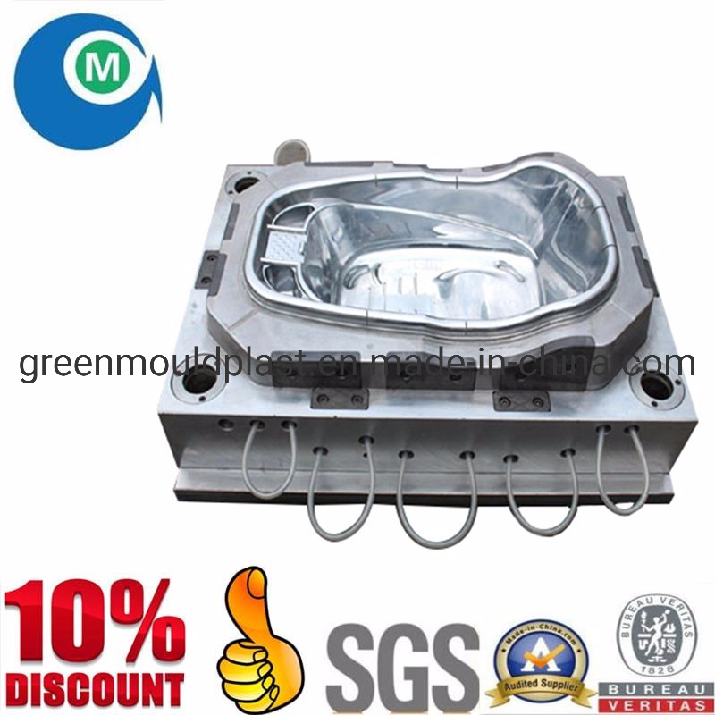 Cartoon Design Double Color Plastic Injection Baby Bathtub Mould