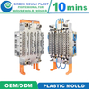 Multi Cavity Mineral Water Bottle Hot Runner Valve Gate Pet Preform Mould