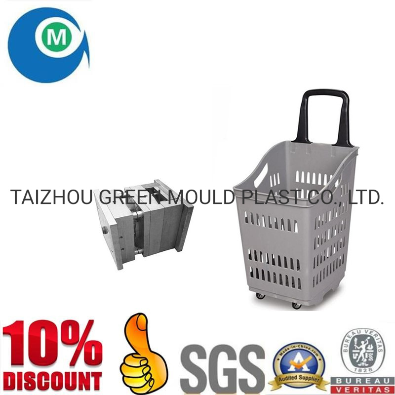 Top Selling Shopping Basket Plastic Injection Mould Making