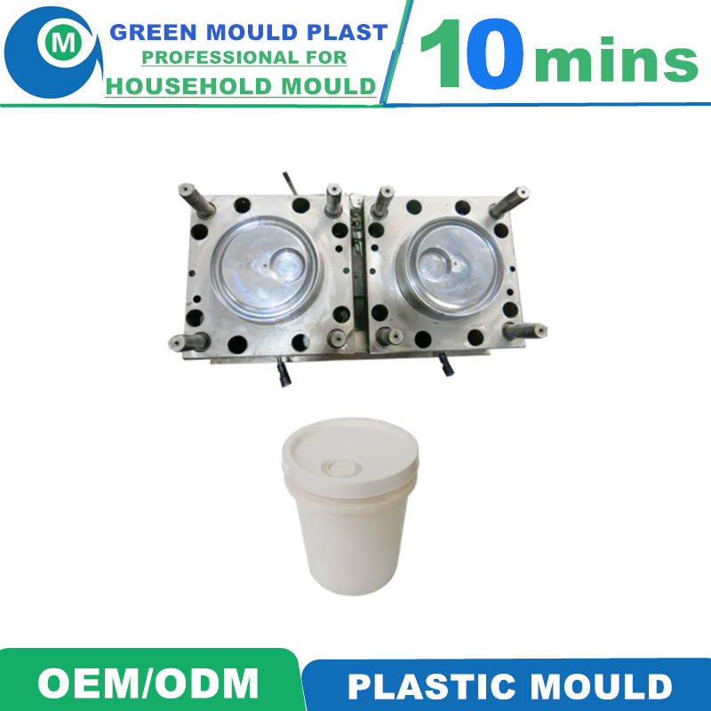 Various Styles of High-Grade Domestic Plastic Paint Bucket Molds