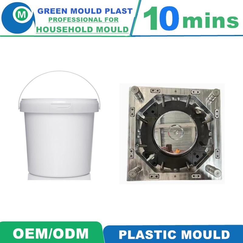 Top Quality International Plastic Paint Bucket Molds With Multiple Styles
