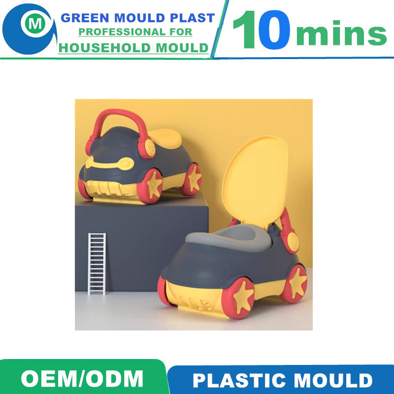 Plastic Baby Potty Mold Child Toilet Seat Injection Mould with Unique Design