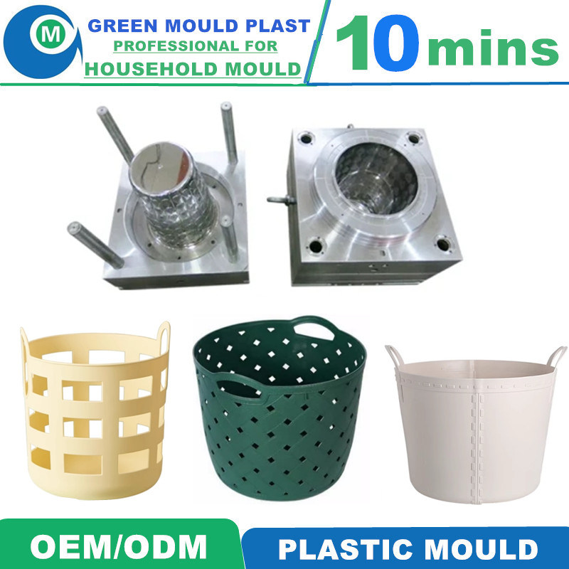 Cheap High Quality Made in China Taizhou Huangyan Dirty Clothes Basket Basket Mould Laundry Basket Injection Mold