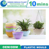 Hot Selling Custom Plastic Injection Molded Flower Pot Molds Provided by OEM/ODM