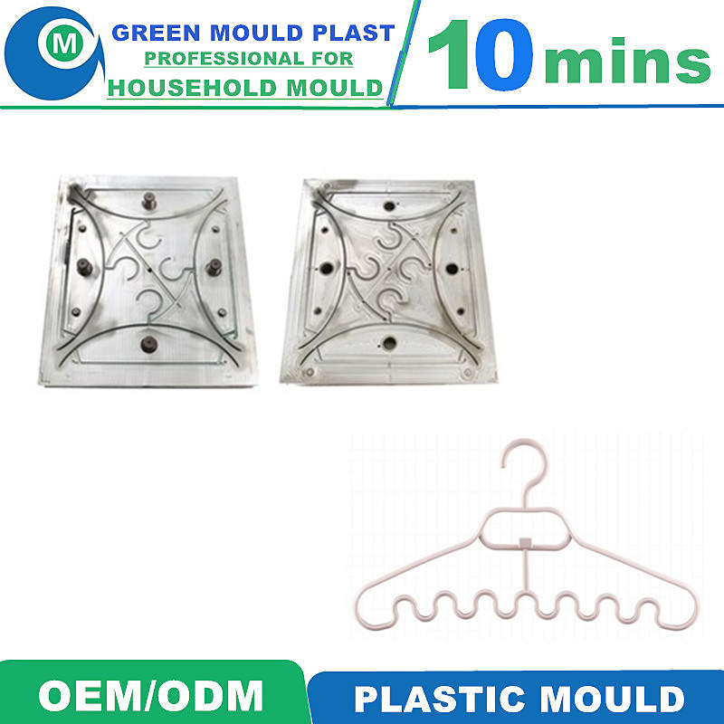Plastic Injection Molding Machine Plastic PP Hanger Mould/Mold/Molding with Cheap Price and High Quality