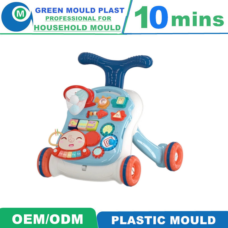 Baby Walker Plastic Injection Mold Baby Playing Slide Plastic Mould Baby Plastic Injection Toy Mould