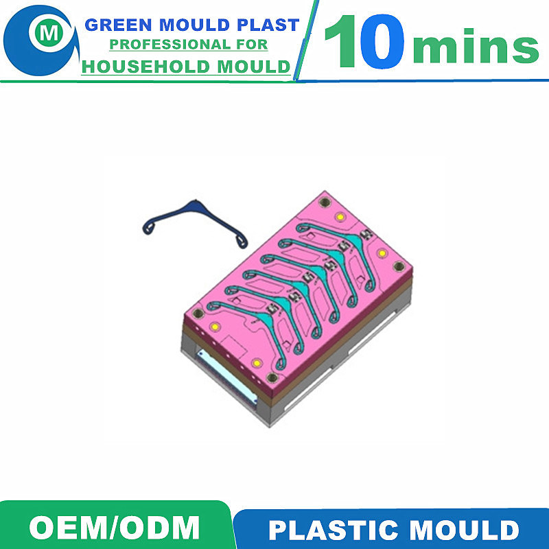 Taizhou Newly design OEM Manufacturer Customize Injection Design Marker Clothes Plastic Hanger Mold/Mould