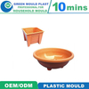 PP ABS Plastic Injection Moulding Flower Pot Mold