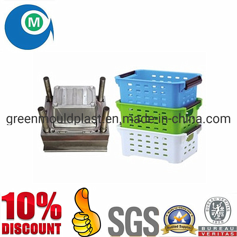 Customized Plastic Fruit/Vegetable Basket Injection Mold China Factory