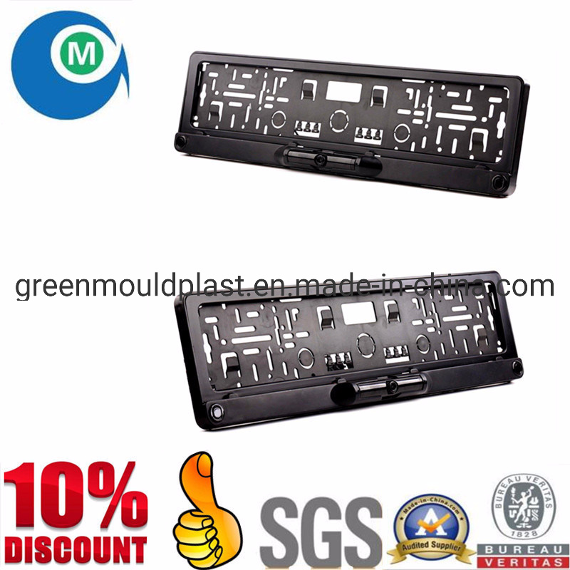 China Injection Plastic Car Licence Plate Frame Mould