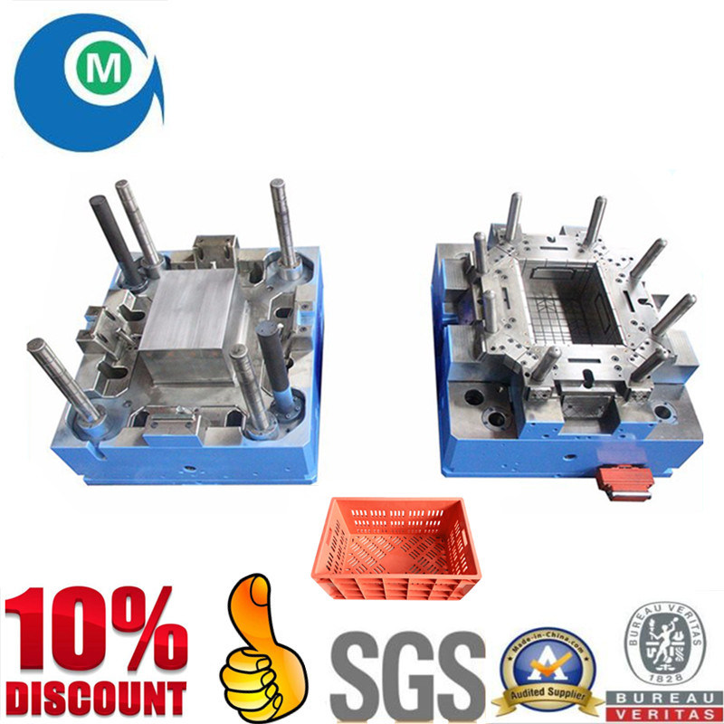Plastic Injection Vegetable Fruit Crate Mold Plastic Injection Turnover Logistics Box Mould