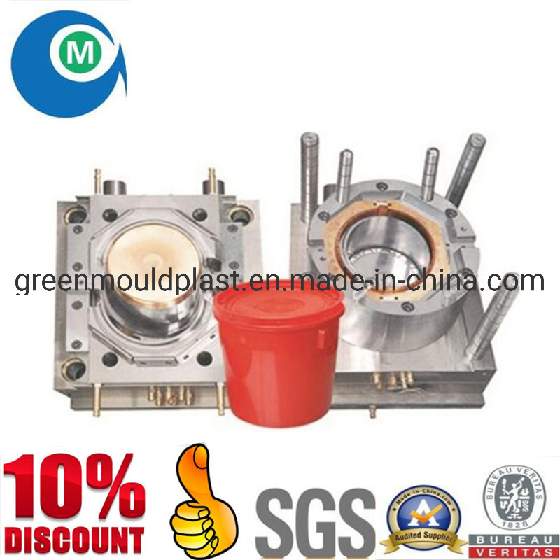 OEM Plastic Injection Water Bucket Mold China Facory