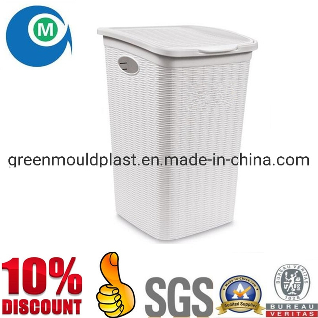 PP Injection Plastic Rattan Laundry Basket Mould Factory