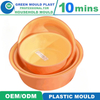 OEM ODM Custom Plastic Wash Basin Injection Molding Plastic Mould with 1 Cavity