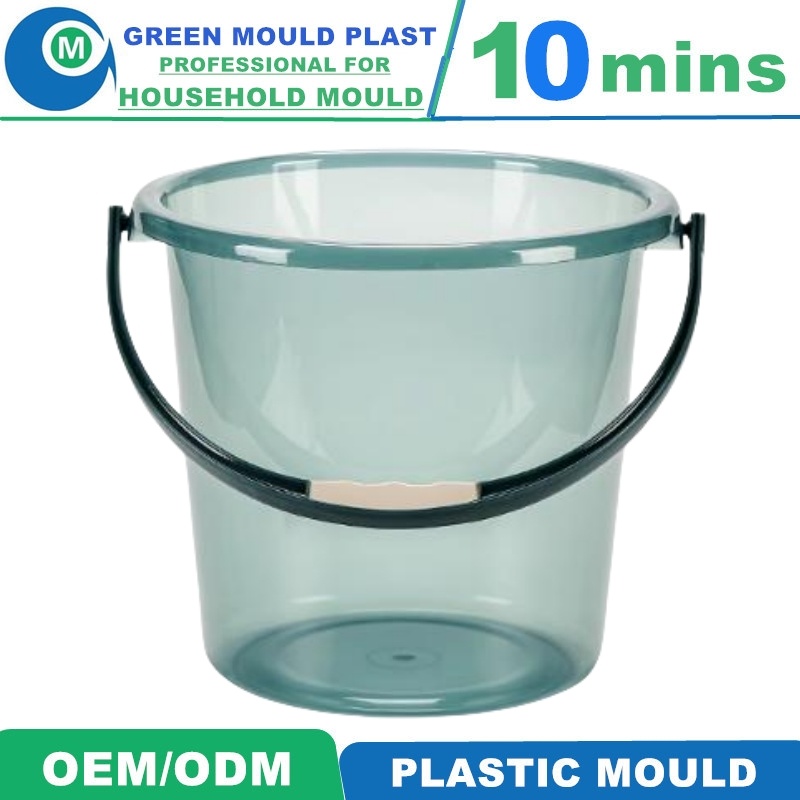 Lucency Mirror Polish Bucket Injection Plastic Mould for Storage Cloth Water