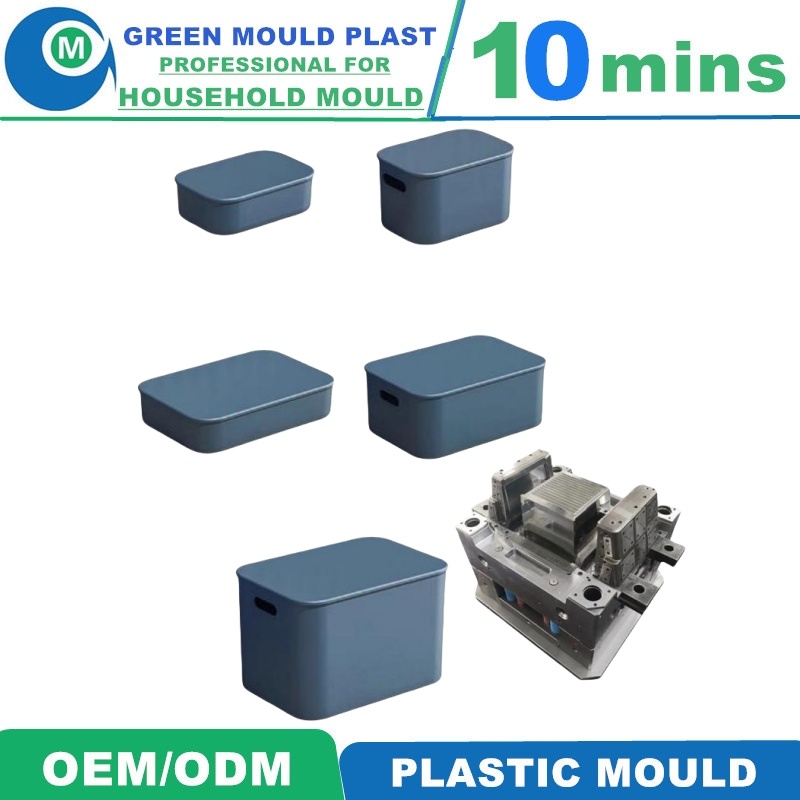 Large Storage Plastic Paint Bucket Inject Mould Taizhou Huangyan Manufacturer