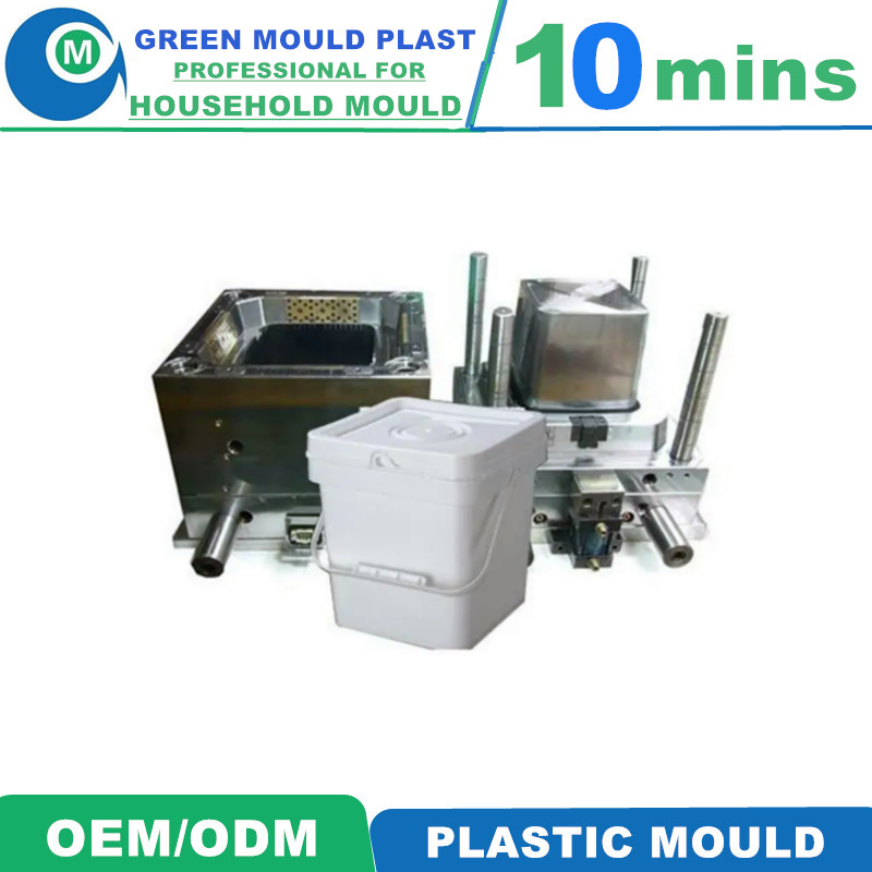 High Grade Domestic Plastic Paint Bucket Molds With Diverse Styles