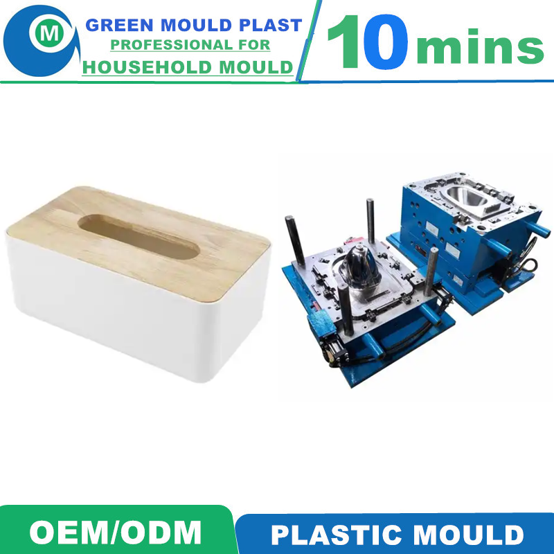 Superior Domestic Plastic Facial Tissue Box Molds In Assorted Styles