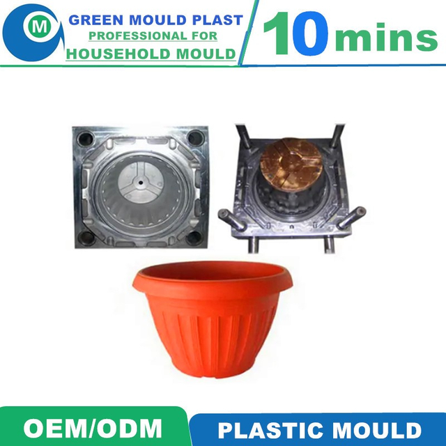 High Quality Domestic Plastic Flowerpot Molds in Various Styles