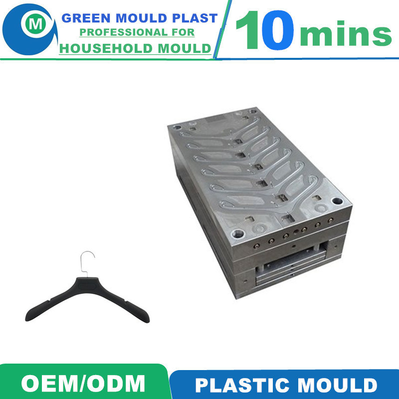 Customized One-Stop Service ABS Hanger Mold Design and Making Injection Parts Over Molding for Plastic Clothes Stand