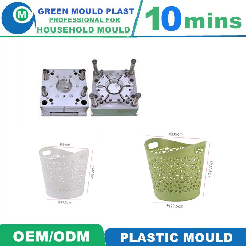 Plastic Injection Mould Manufacturer OEM High-Quality Customized Handle Basket Laundry Basket Mold