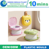 Plastic Baby Potty Mold Child Toilet Seat Injection Mould with Unique Design